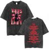 Rapper Theodora BOSS Lady Album Tour  Washed Vintage Tshirt Men Women Hip Hop Fashion T Shirt Cotton Oversized Tshirts