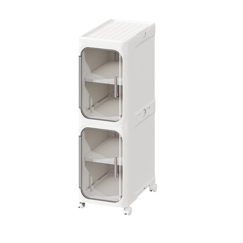 Foldable Bathroom Gap Storage Cabinet with Drawers