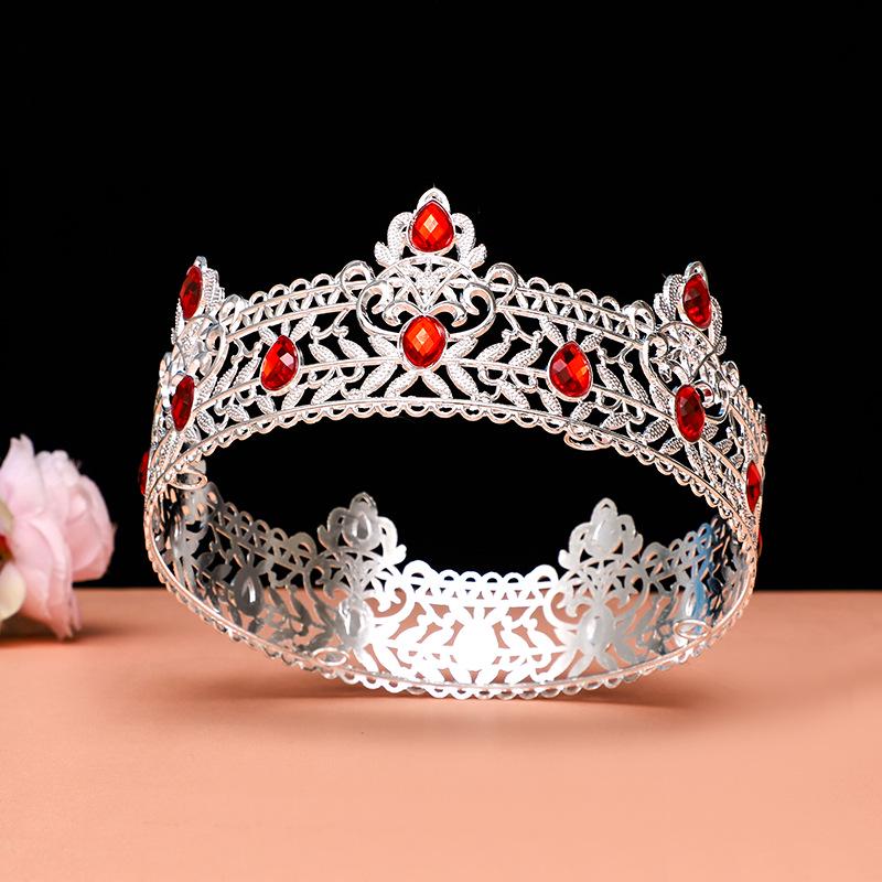 Rochie multicoloră pentru bărbați, coroană aurie - Accesoriu pentru ziua de naștere sau mireasă în stil european și american