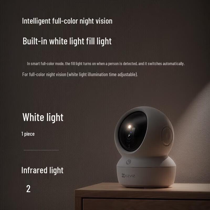 EZVIZ H6C-3MP Pro Innen-WLAN-Sicherheitskamera CN-Stecker (Adapter enthalten)
