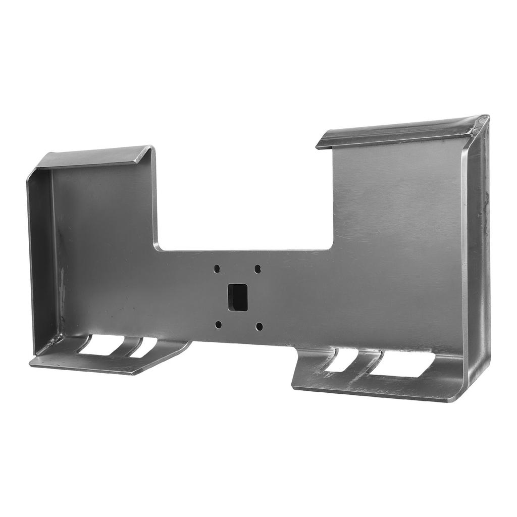 VEVOR 3/8" Skid Steer Attachment Plate, Skid Steer Mount Plate with 2.28" Hitch Receiver, Quick Attachment Loader Plate