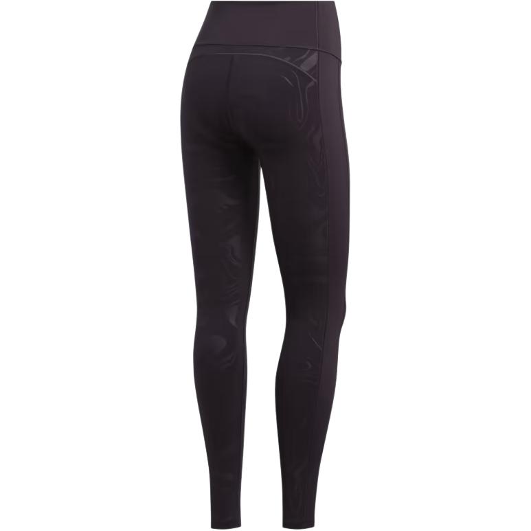 Adidas Glam On High-Waisted Slim Fit Moisture-Wicking Odor-Resistant Sports Trousers Women Bottoms Noble-Purple GD1487