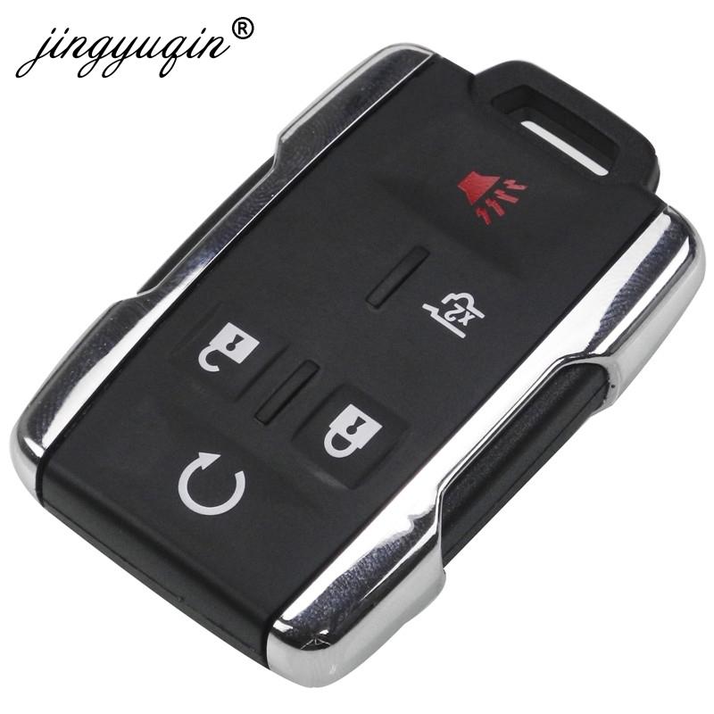 jingyuqin 5pcs 3/4/5/6BTN 315Mhz Remote Car Key Fob For Chevrolet Silverado Colorado 2014-2018 GMC Yukon M3N32337100 13577770