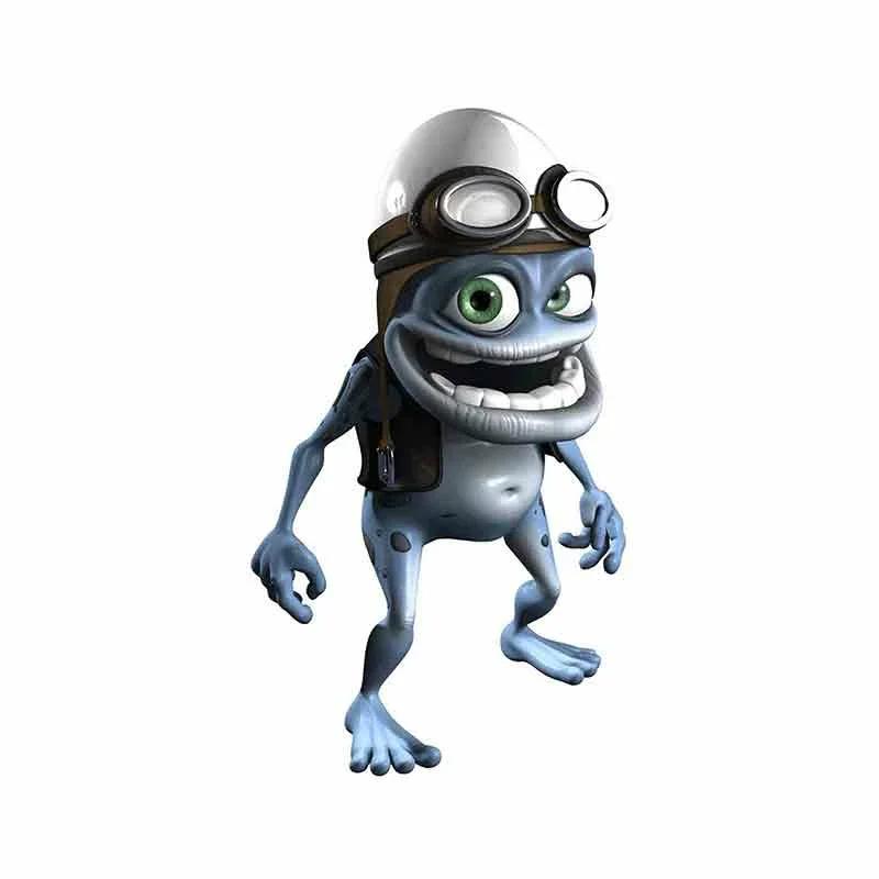 Funny Beautiful Anime Crazy Frog Car Sticker Waterproof Cover Scratch Funny Sticker Window Motorcycle Fine Decal Decor PVC