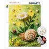 Pearl Painting Art Handmade Snail Daisy DIY Pearl Decoration Painting