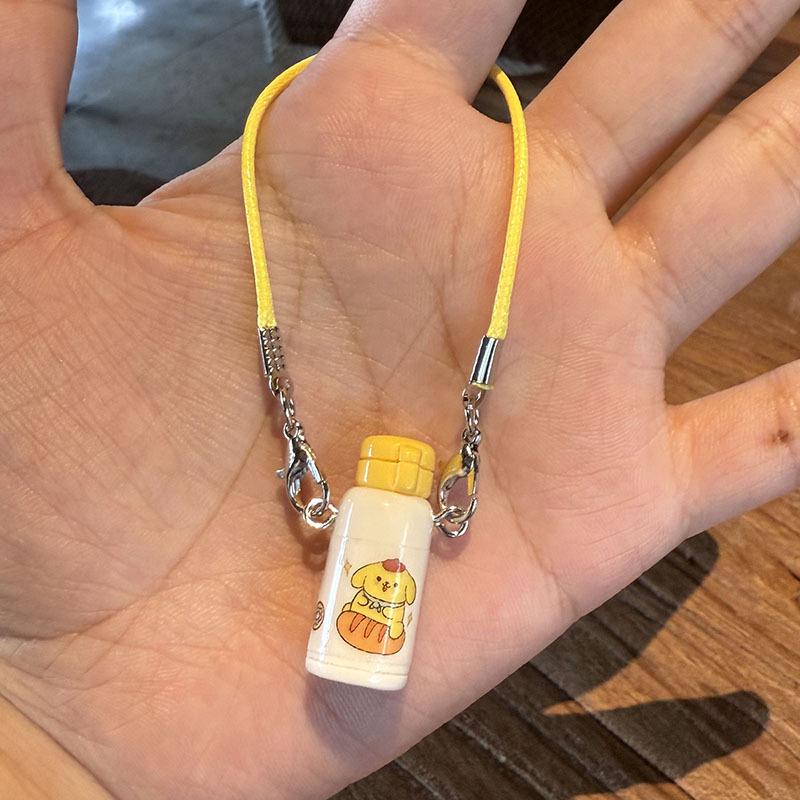 Mini Insulated Kettle Cup: Cute Milk Bottle Pendant and Doll Accessories for DIY