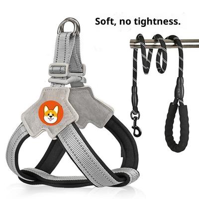 Dog Leash Vest Type Pet Chest Strap Walking Dog Leash Small and Medium Corgi Bear Teddy Leash