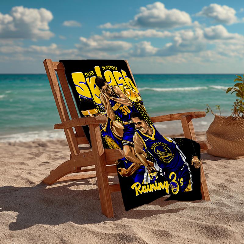 Curry Fashion Beach Towel: Ideal for Summer Adventures Soft, Absorbent and Quick Drying Suitable for Swimming and Bathing