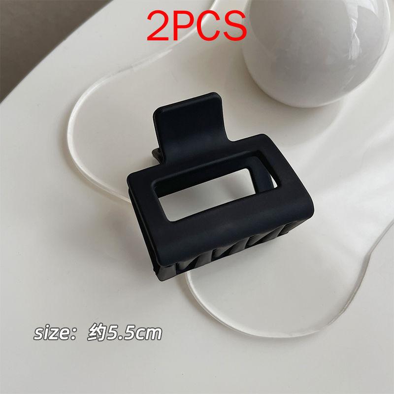 (87 Styles) 2pcs/ Set New Large Jelly Color Hair Clip Acrylic Hair Claw Shark Clamp For Women Girls Fashion Summer Updo Headwear Hair Accessories