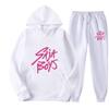 New Saja Boys Sweater Two-piece Men's and Women's Fleece Hoodie Set