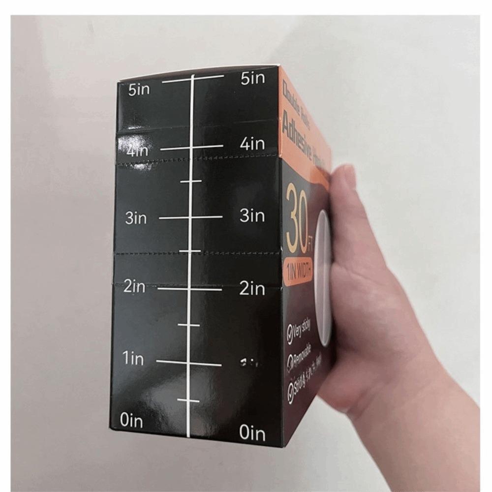 30Ft x 1 Inch Hook and Loop Strips Sticky Back Nylon Polyester Adhesive Fastening Tape Black Double Sided