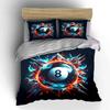 Fiery Eight Ball Design. Bedding Sets Duvet Cover Sets Duvet Covers Pillowcases(1 * Duvet Cover 2 * Pillowcases Without Duvet Insert)