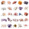 10/30/50pcs Colorful Blooming Flower Cartoon Stickers Graffiti Phone Laptop Notebook Suitcase Waterproof Sticker Toys