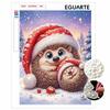 Christmas Pearl Painting Kit Handmade DIY Cute Hedgehog Home Decoration Painting