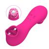 2-in-1 Sucking Vibrator with Tongue Licking 10 Modes Vagina Clitoris Stimulator Oral Sucker Erotic Sexy Sex Toy for Women
