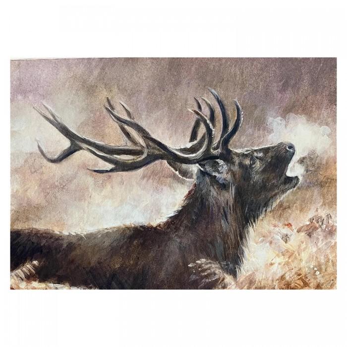 Caroline Cook Rådjuret som råmar Hälsningskort (Paket om 10)