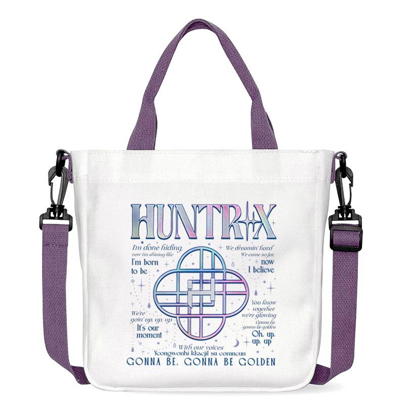 Anime Cartoon Print Student Go Out Portable Handbag Large Capacity Casual Canvas Bag