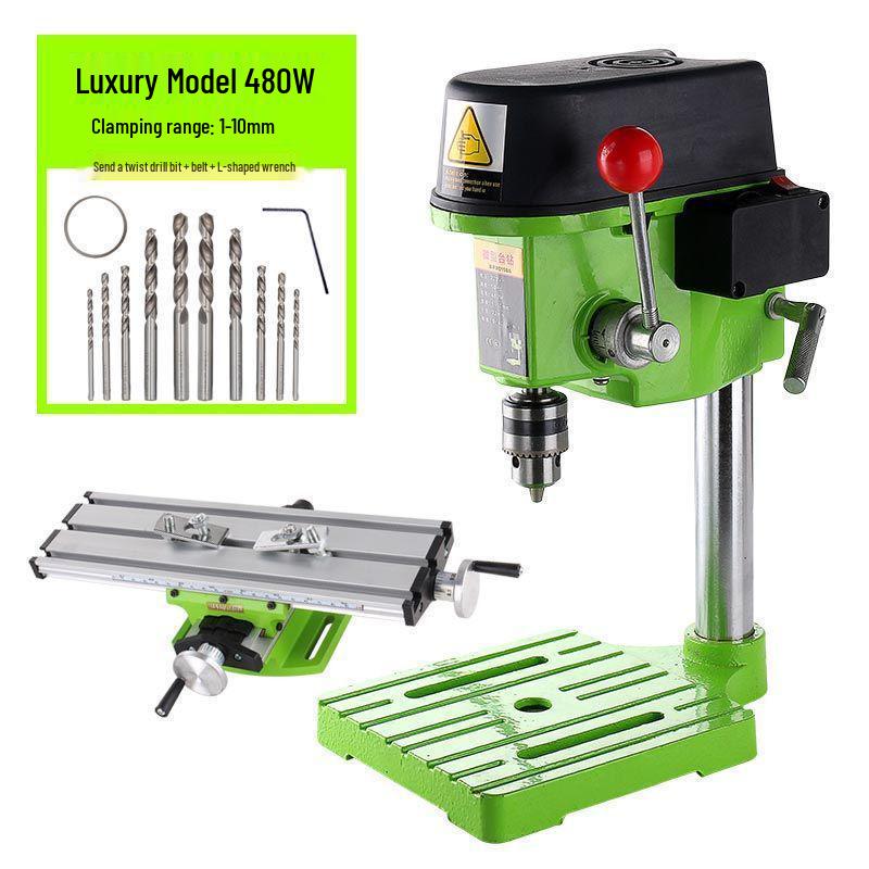 220V Multifunctional Desktop Electric Drill Press with Digital Display for Industrial and Household Use