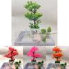 Simulated Peach Blossom Branch Plant Ornament With Plastic Craft For Photography And Home