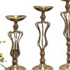 Golden European Iron Art Flower Stand for Wedding Decor and Sign-in Table