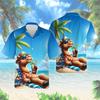 Cămilă Amuzantă Imprimare 3D Cămașă de Plajă Casual Cămăși Hawayiene Pentru Bărbați Îmbrăcăminte Aloha Iubitor de Animale Mânecă Scurtă Băiat din Deșert Rever Bluză
