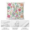 Cute Easter Bunny Cushion Cover Soft Plush Fabric DoubleSided Printed Cushion Covers for All Seasons Modern Home Decor