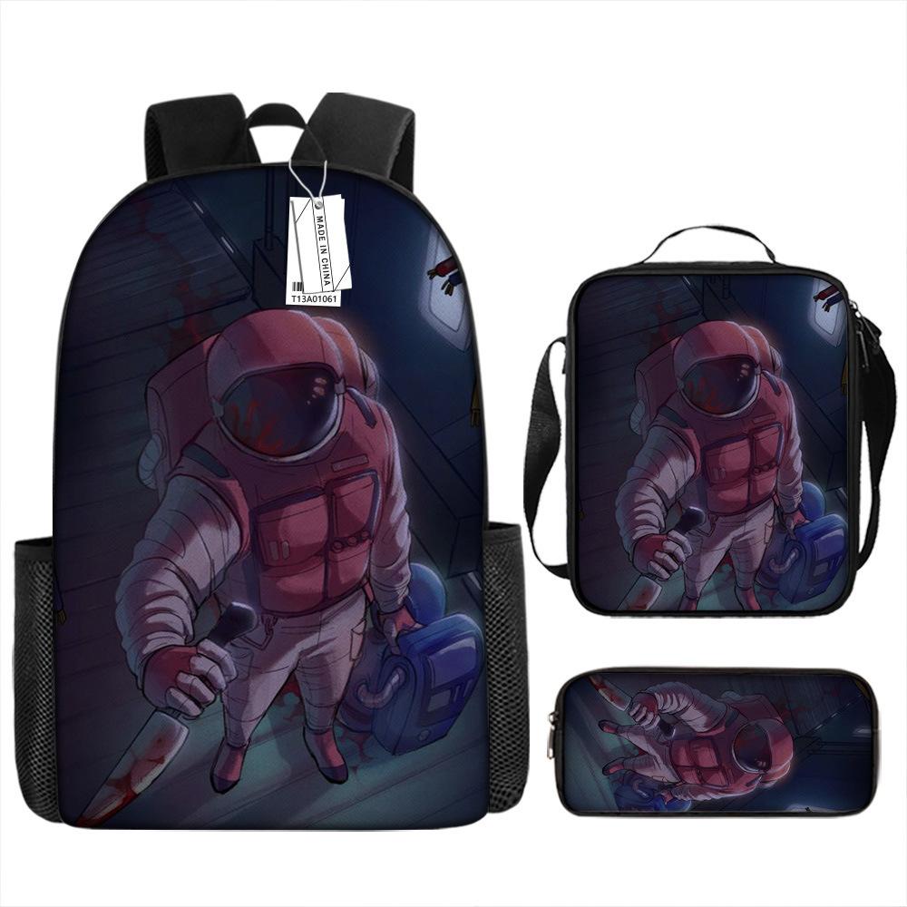 Our Middle School Student Schoolbag Cartoon Schoolbag Children's Backpack Satchel Animation