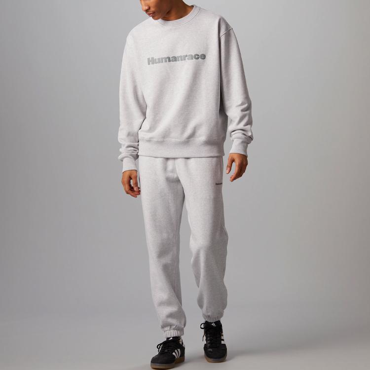adidas x Pharrell Williams Humanrace Basic Crewneck Light Grey Men Tops HI5543