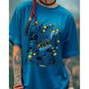 Designer Graphic Front Printed Loose Fit Top Women's Cotton Blend T Shirt Combo