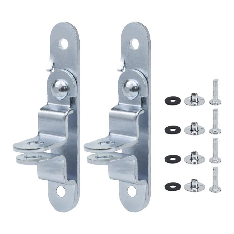 2Pcs Cargo Trailer Door Latches Hasp Keeper Steel Construction Trailer Door Locks For Harsh Weather Conditions