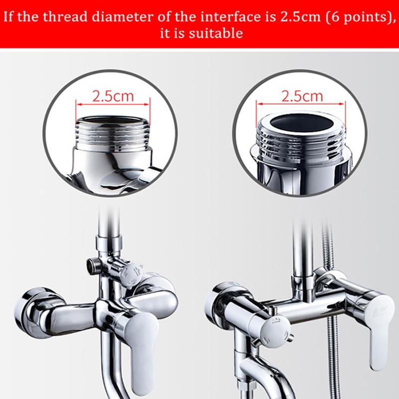 20/30/40/50cm Duschverlängerungsrohr G3/4 Rund Badezimmer Duscharm Edelstahl Rundes Duschverlängerungsrohr Verlängerungsrohr
