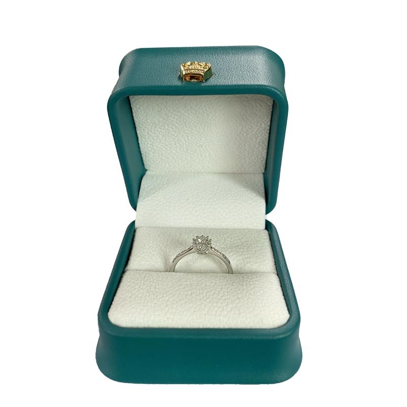 

Высококачественная шкатулка-витрина для хранения ювелирных изделий из ПУ-кожи, для колец, ожерелий, подвесок, браслетов, подарочная упаковка 1pcs