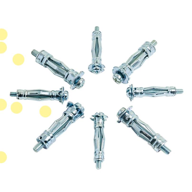 Heavy Expansion Bolt Set Practical Drywall Anchor with Screws Self Drilling Wall Home Pierced for Gypsum Board Fiberboard