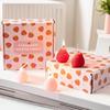 Strawberry-Shaped Soy Wax Scented Candle Gift - Creative Ornament for Birthday Parties