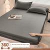 Solid Color Brushed Embossed Fitted Sheet - Skin-Friendly Bed Cover