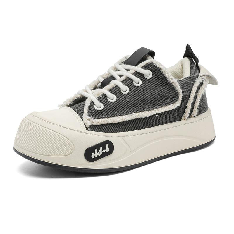 New low-top thick-soled heightening espadrilles sports and leisure niche men's shoes breathable board shoes men's X312