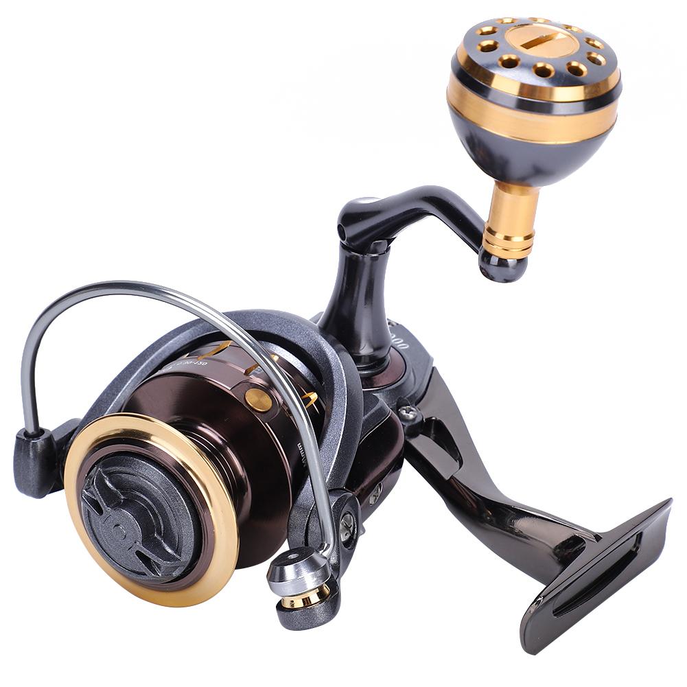 SW Series Sea Fishing Reel High Strength Easy Casting Long Shot Metal Spinning WheelSW3000