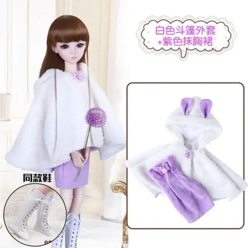 60cm Handmade Toy Dress Clothes Set for 1/3 23inch BJD Doll Accessory Collection