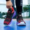 New Basketball Shoes Frenzy Breathable Flying Woven Basketball Shoes Wear-resistant Non-slip Sneakers Actual Combat High-top Middle School Student Bo