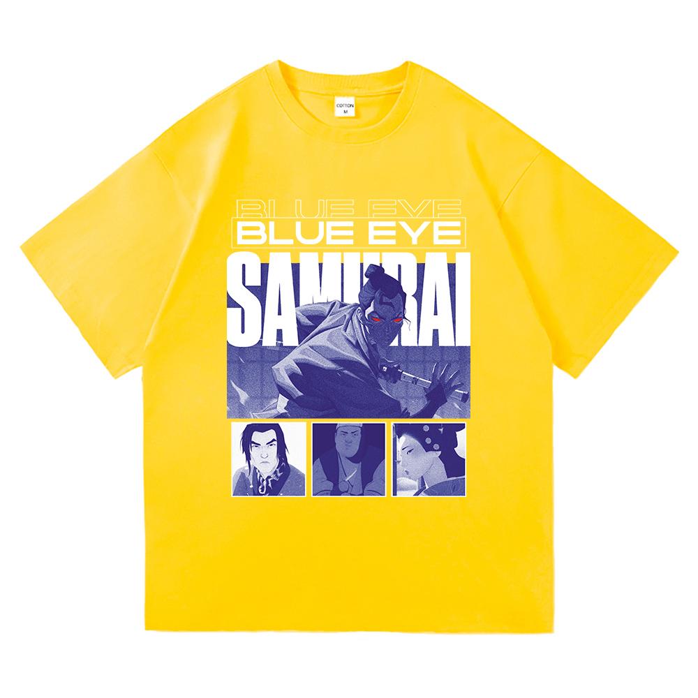

Blue Eye Samurai 2 T Shirt Fashion Men/Women Aesthetic Anime Manga Mizu T-Shirt Unisex High Quality Vintage Cotton Tees Shirts 4XL
