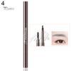 Puntos Dual Head Automatic Rotary Triangle Eyebrow Pencil Brush Non Smudge Eye Cosmetic