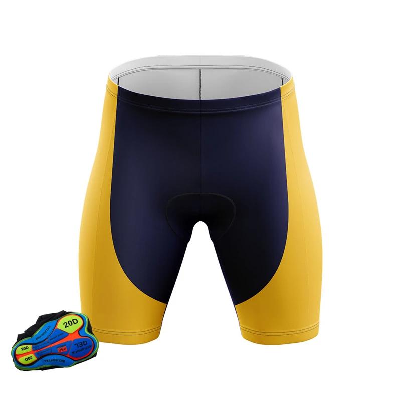 Professionnel Équipe 20D Rembourrage Gel Cuissard de Vélo Hommes Short de Vélo Pantalon de Vélo Collants Vêtements de Sport Vêtements de Vélo