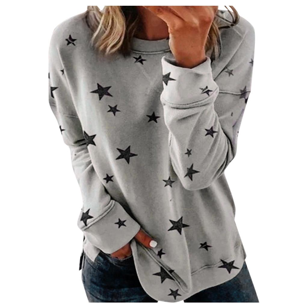 star print sweatshirt