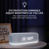Alarm Clock With Wireless Charging Temp Display Time Management Tools With Dimming Night Light Bedside Nightstand Clock With