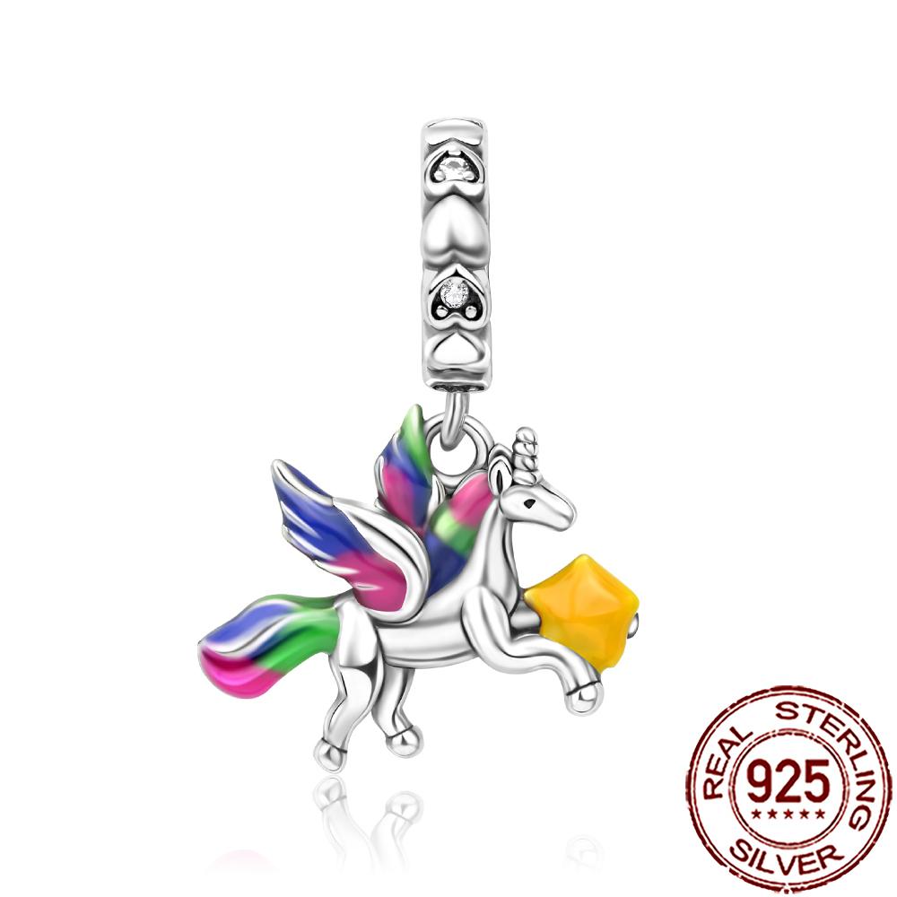 New Charms Copper Cat Dog Flamingo Chameleon Axolotl Animal Beads Fit Bracelet Necklace Women Diy Jewelry