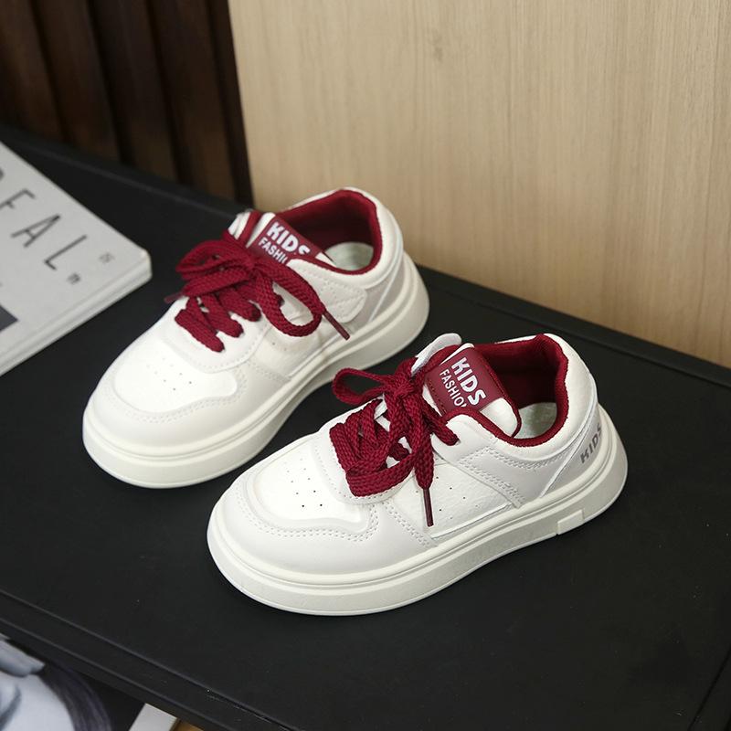 

2025 autumn new Korean version shoes children s dad shoes fashion brand sports shoes boys and girls versatile running shoes 26-31 yards whole box shot 48 pairs червоний