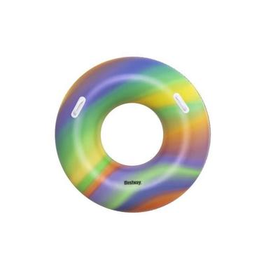 Inflatable Buoy - BESTWAY - Rainbow - Diameter 119 Cm - Multicolor - For Children from 6 Years Old