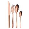 Thickened 304 stainless steel knife, fork and spoon dessert spoon high-end hotel light luxury restaurant Western tableware set