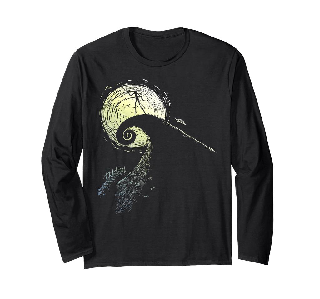 Disney The Nightmare Before Christmas Jack Spiral Hill Long Sleeve T-Shirt