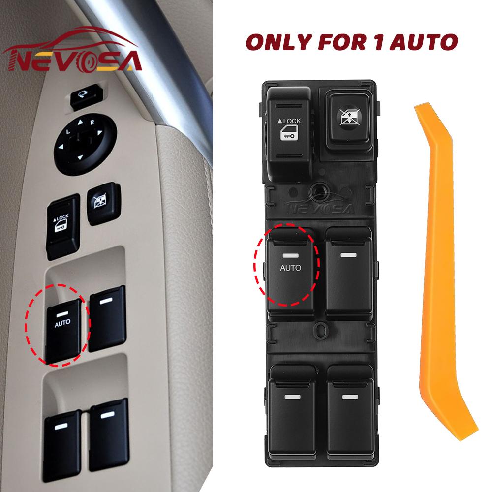

For Kia Sorento II XM 2009 2010 2011-2014 Front Left Drive Electric Power Window Control Glass Switch 93570-2P200 93573-2P300 Only for 1 Auto